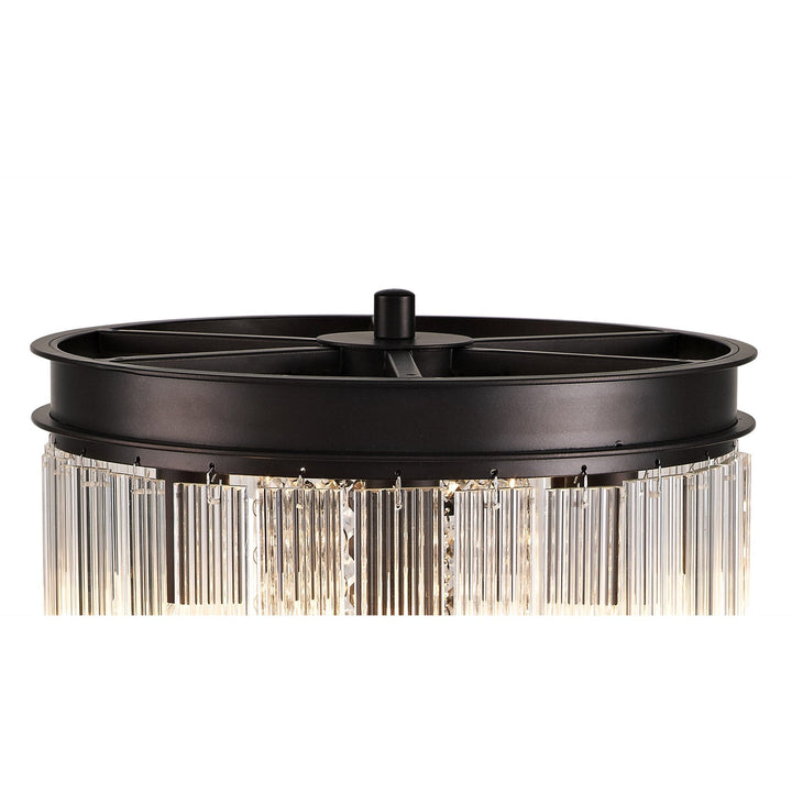 Nelson Lighting NL76819 Baylan Table Lamp 6 Light Brown Oxide