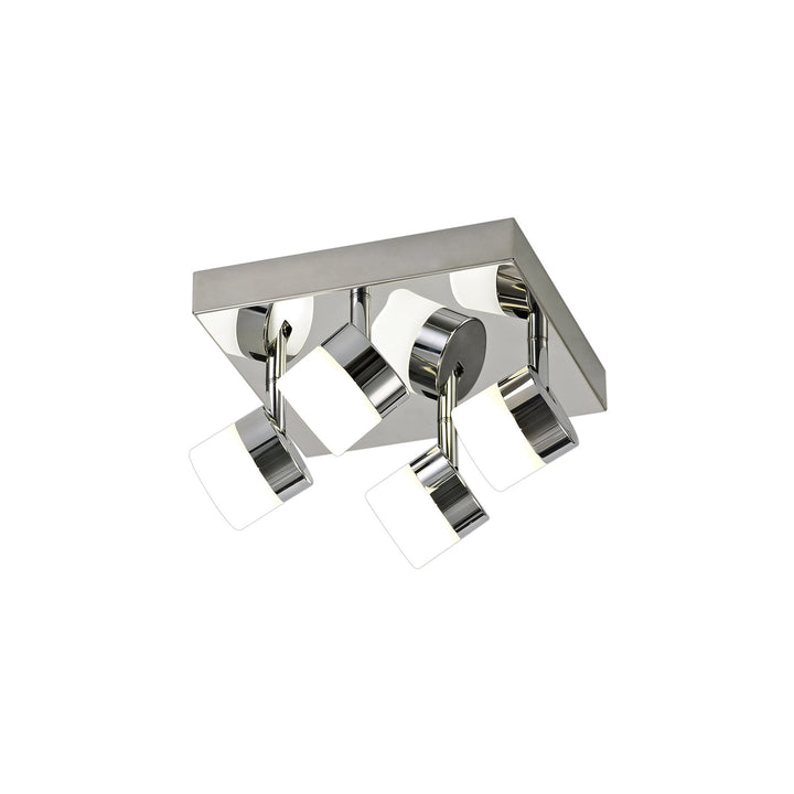 Nelson Lighting NL77429 Bovan Bathroom 4 Light Ceiling LED Polished Chrome