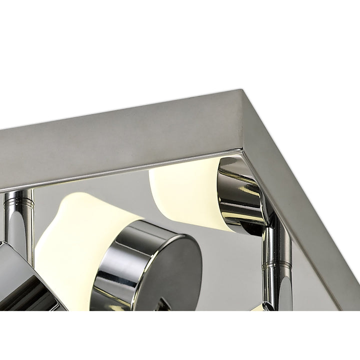 Nelson Lighting NL77429 Bovan Bathroom 4 Light Ceiling LED Polished Chrome