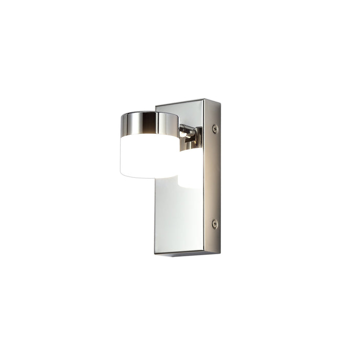 Nelson Lighting NL77439 Bovan Bathroom Wall Lamp Single Adjustable LED Polished Chrome