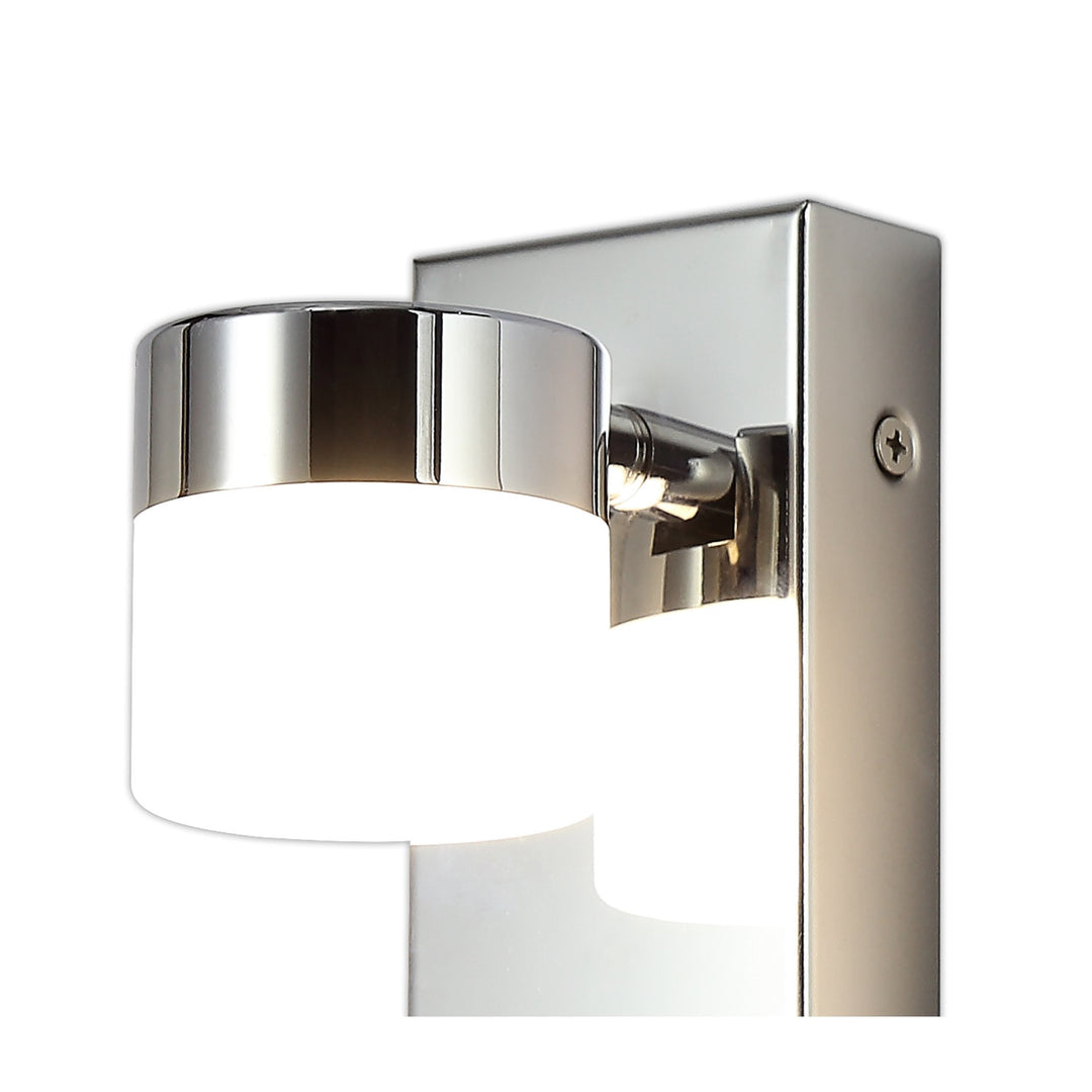 Nelson Lighting NL77439 Bovan Bathroom Wall Lamp Single Adjustable LED Polished Chrome