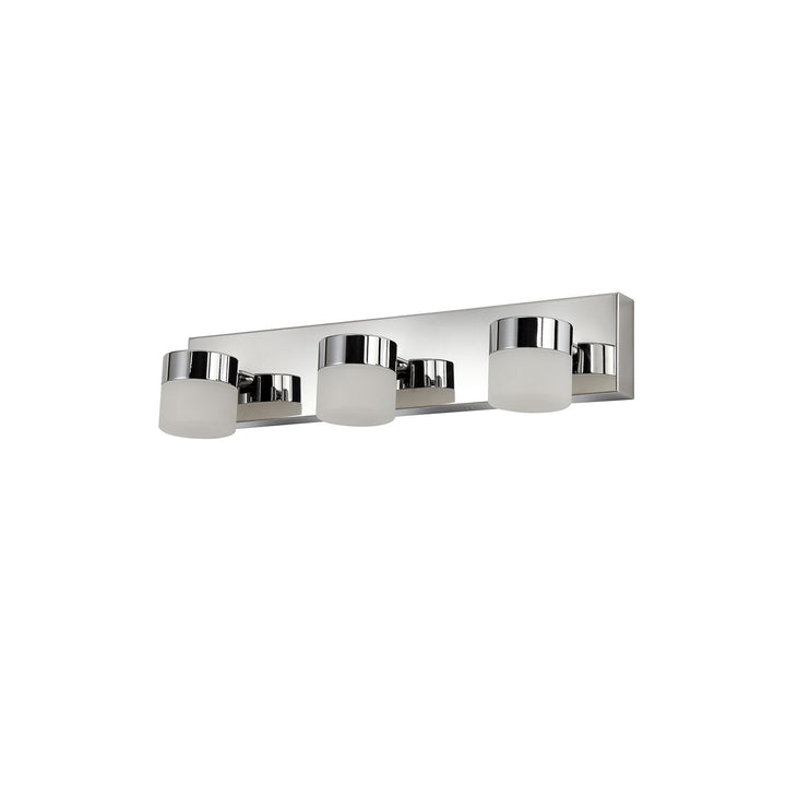 Nelson Lighting NL77449 Bovan Bathroom Wall Lamp Triple Adjustable LED Polished Chrome