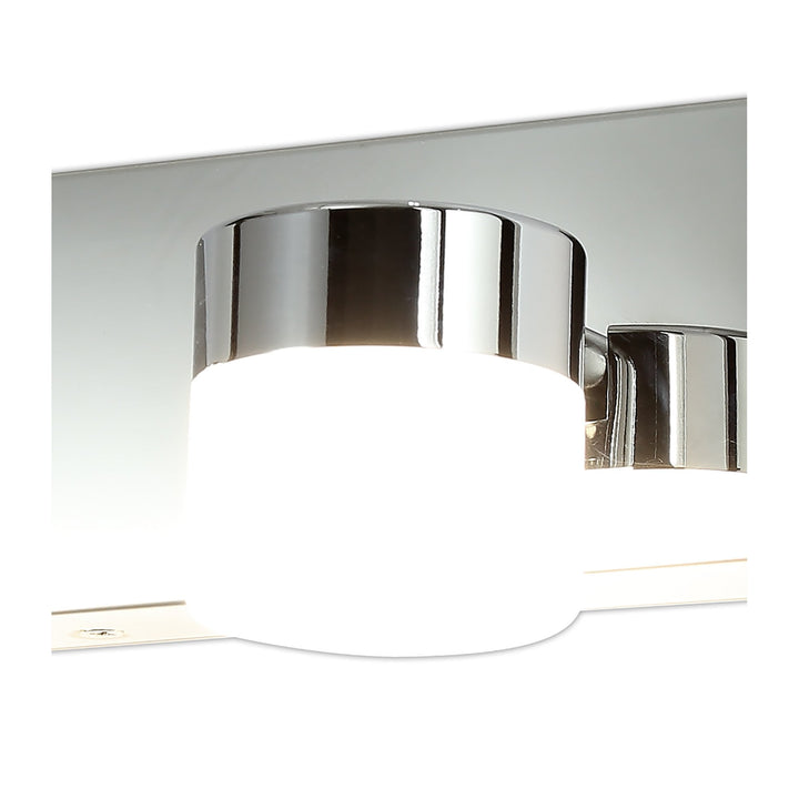 Nelson Lighting NL77449 Bovan Bathroom Wall Lamp Triple Adjustable LED Polished Chrome