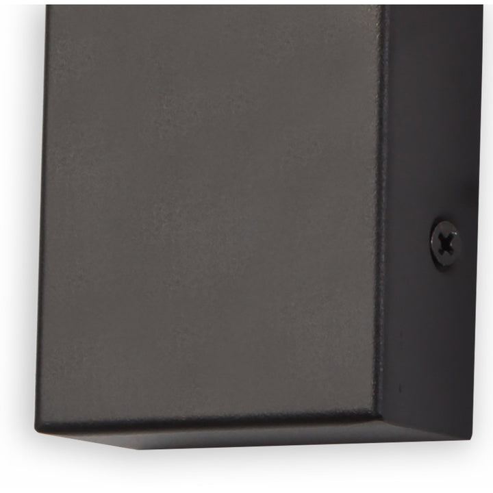 Nelson Lighting NL82169 Bovan Bathroom LED Wall Lamp Single Adjustable Sand Black