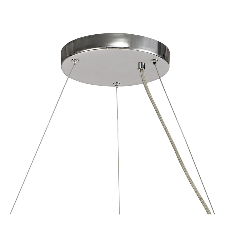 Nelson Lighting NL73969 | Brussels Pendant | 26 Light Polished Chrome/Crystal