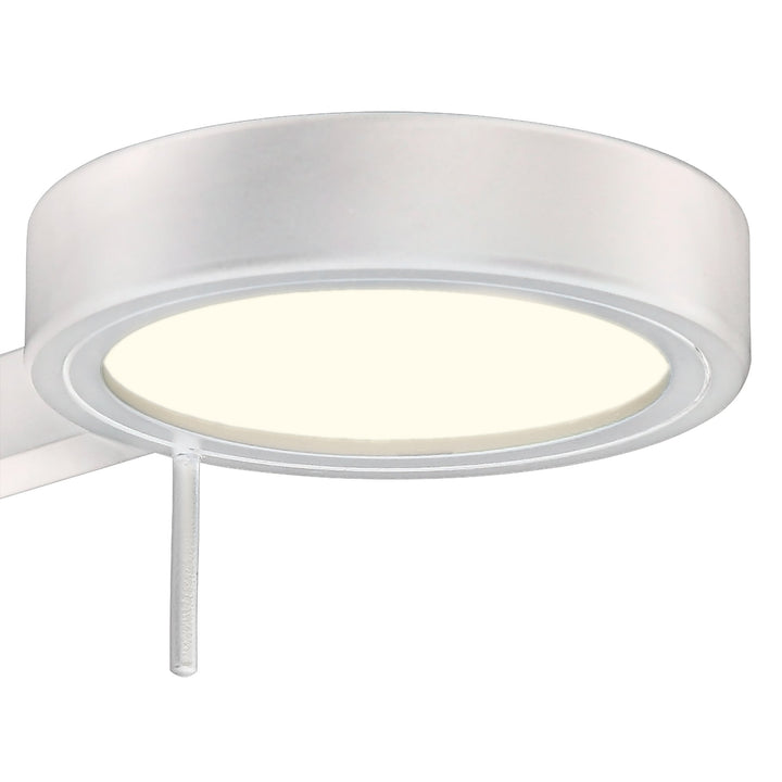 Nelson Lighting NL77969 Burlon Adjustable Wall Lamp / Reader LED Sand White