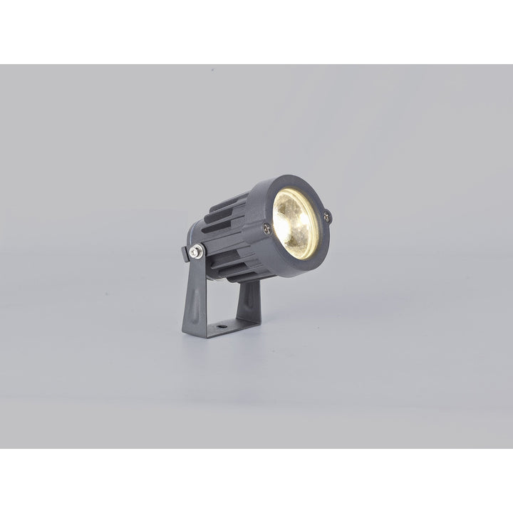 Nelson Lighting NL81769 Caster Outdoor Spike Light LED Grey/Black