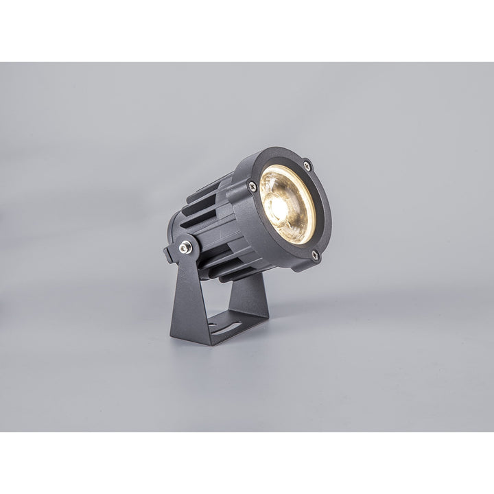 Nelson Lighting NL81779 Caster Outdoor Spike Light LED Grey/Black