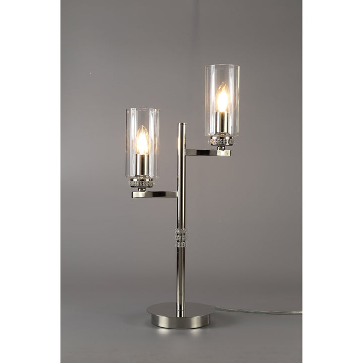 Nelson Lighting NL73559 Darling Floor Lamp Polished Nickel