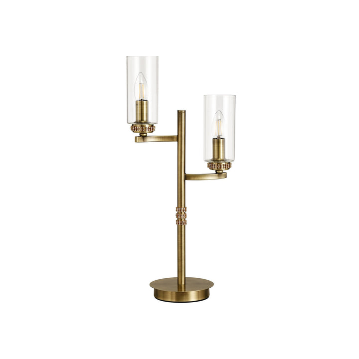 Nelson Lighting NL73589 Darling Table Lamp Antique Brass