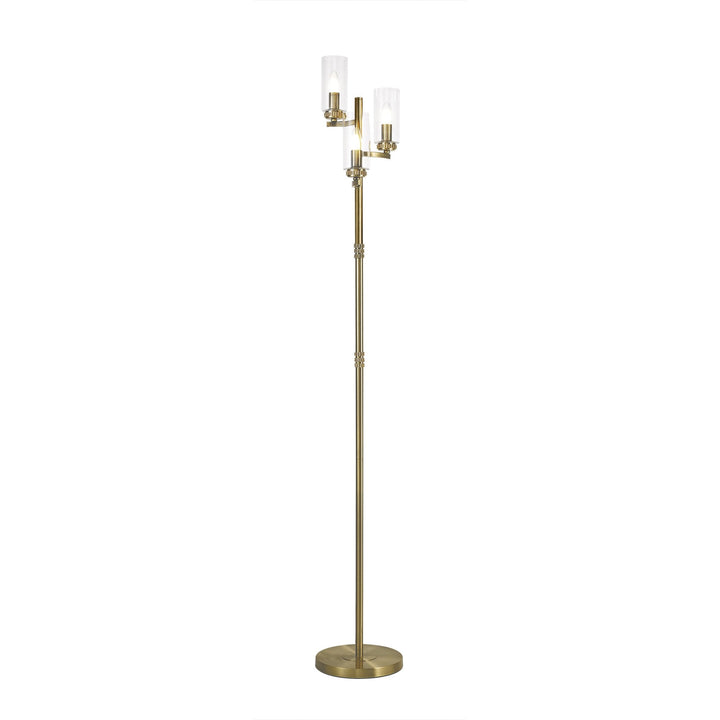 Nelson Lighting NL73599 Darling Floor Lamp Antique Brass