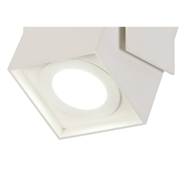 Nelson Lighting NL73809 Donto Adjustable Square Spot Light Sand White