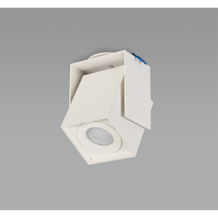 Nelson Lighting NL73809 Donto Adjustable Square Spot Light Sand White