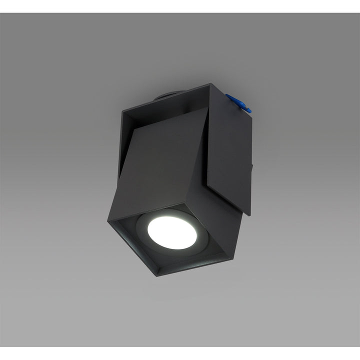 Nelson Lighting NL73819 Donto Adjustable Square Spot Light Sand Anthracite