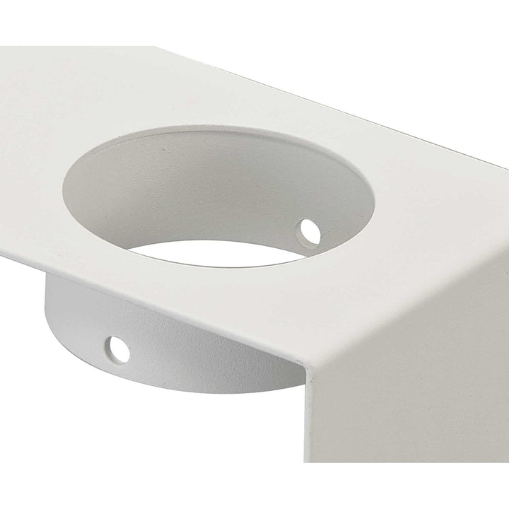 Nelson Lighting NLK01119 Inigo 2 Light Ceiling White Paintable Gypsum With Matt White Cover