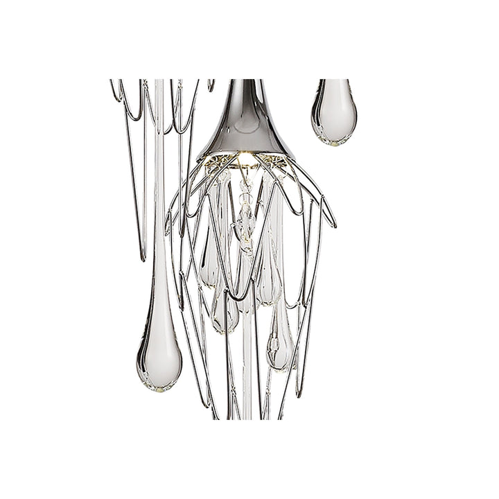 Nelson Lighting NL78569 Istan Pendant Round 3 Light Polished Chrome