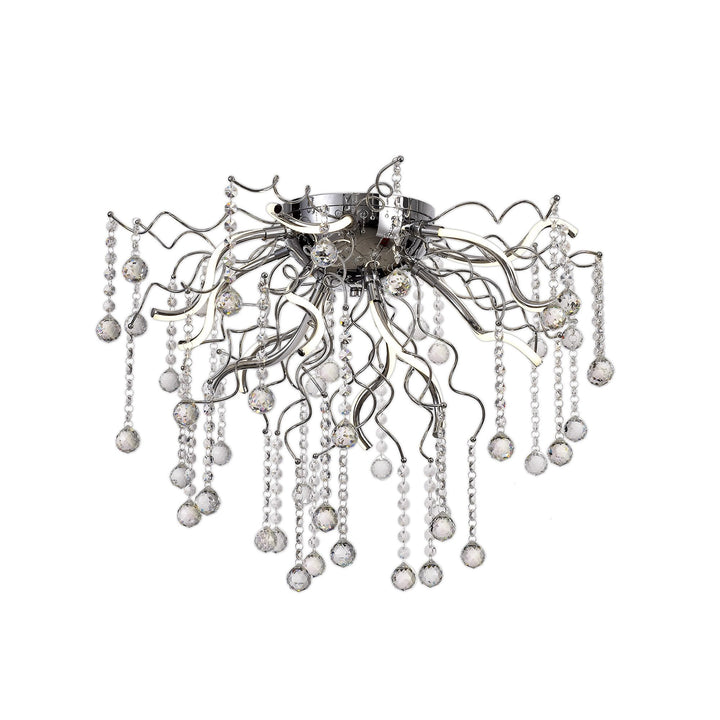 Nelson Lighting NL81279 Jaxal Dimmable Ceiling 12 Light LED Polished Chrome