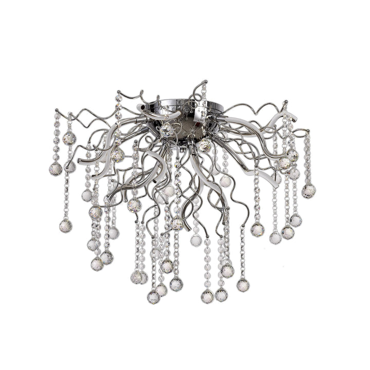 Nelson Lighting NL81279 Jaxal Dimmable Ceiling 12 Light LED Polished Chrome