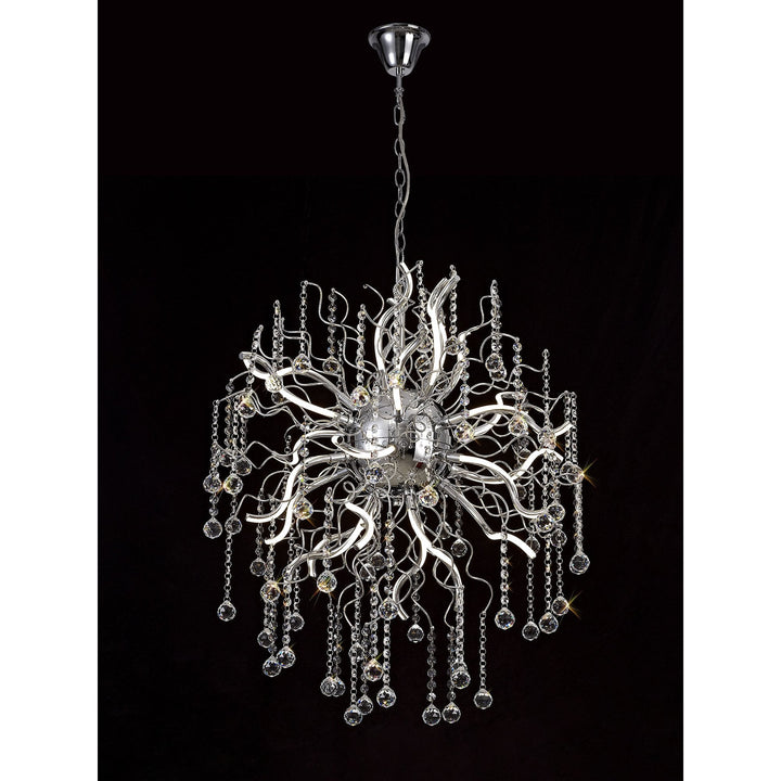 Nelson Lighting NL81289 Jaxal Dimmable Pendant 24 Light LED Polished Chrome