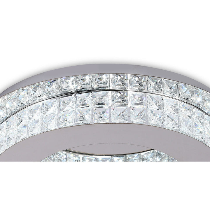 Nelson Lighting NL70469 Livia Ceiling Light LED Polished Chrome/Crystal