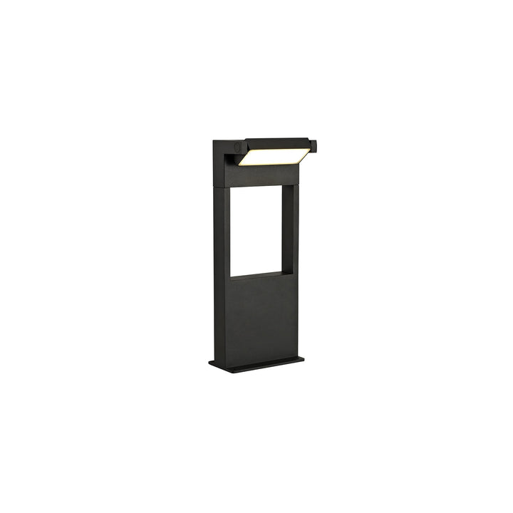 Nelson Lighting NL71859 Lucia Outdoor Short Post LED Graphite Black