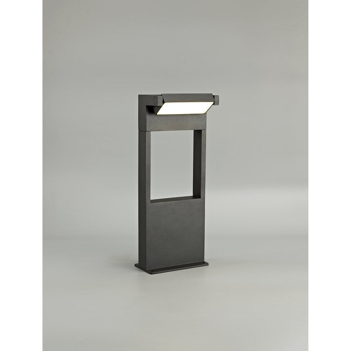 Nelson Lighting NL71859 Lucia Outdoor Short Post LED Graphite Black