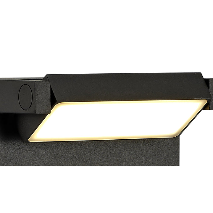 Nelson Lighting NL71859 Lucia Outdoor Short Post LED Graphite Black