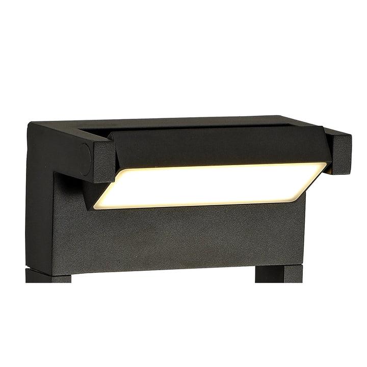 Nelson Lighting NL71869 Lucia Outdoor Tall Post LED Graphite Black