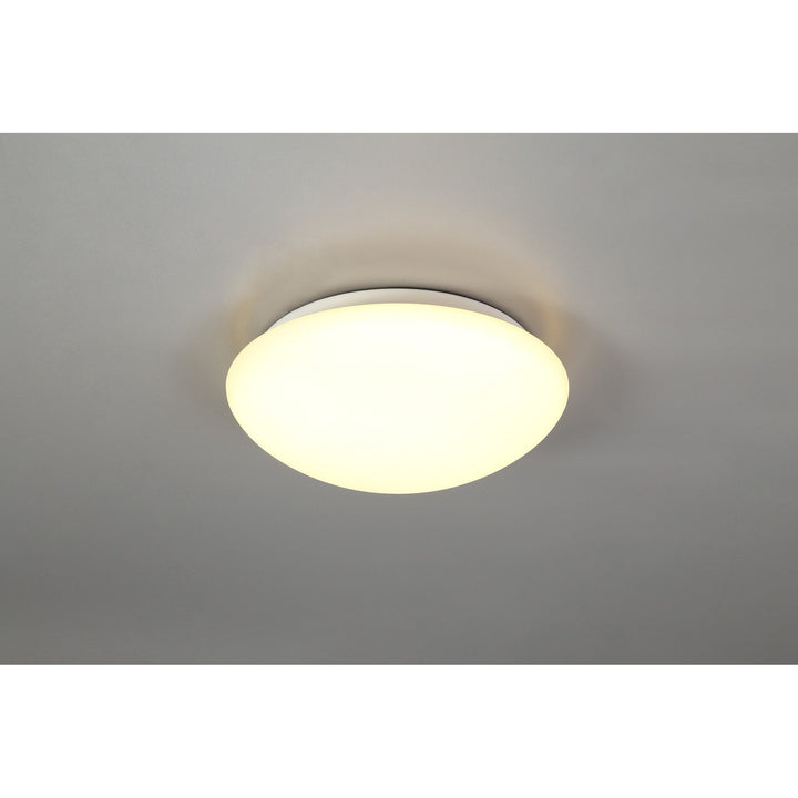 Nelson Lighting NL77549 Lima Bathroom Ceiling Light LED White/Frosted Glass