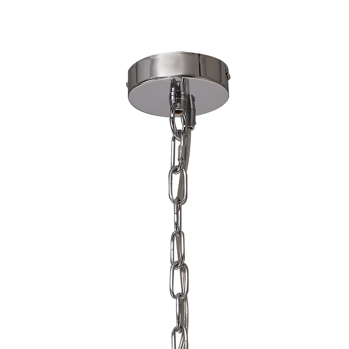 Nelson Lighting NL75689 Lucy Pendant 1 Light Polished Chrome/Clear