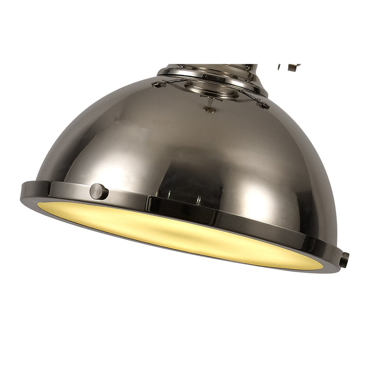 Nelson Lighting NL71039 Louis Pendant 1 Light Polished Nickel