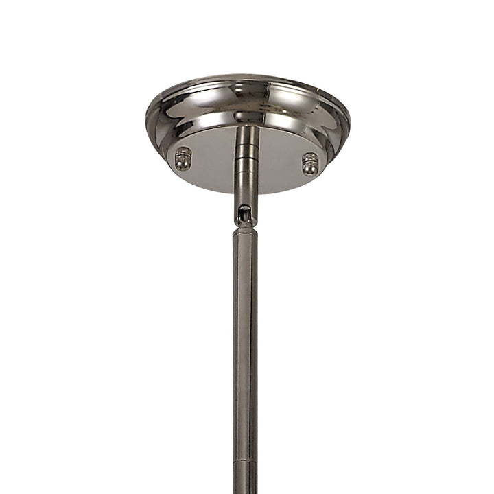 Nelson Lighting NL71059 Louis Pendant 3 Light Polished Nickel