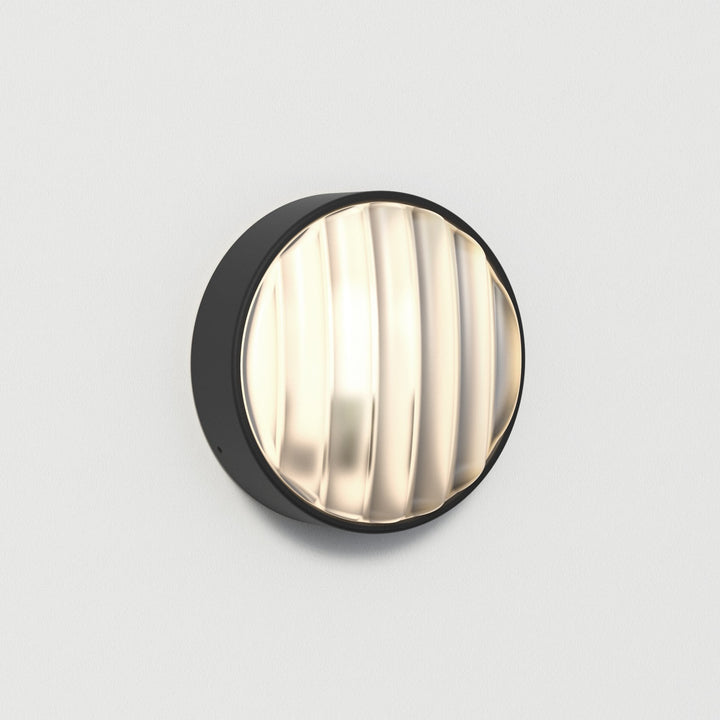 Astro 1032005 Montreal Round 220 Outdoor Wall Light Textured Black