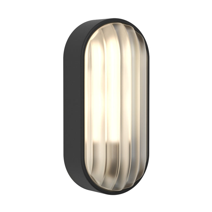 Astro 1032007 Montreal Oval Outdoor Wall Light Textured Black