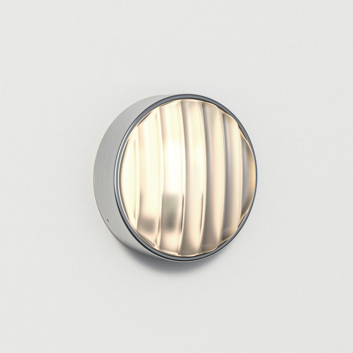 Astro 1032011 Montreal Round 220 Outdoor Wall Light Brushed Stainless Steel