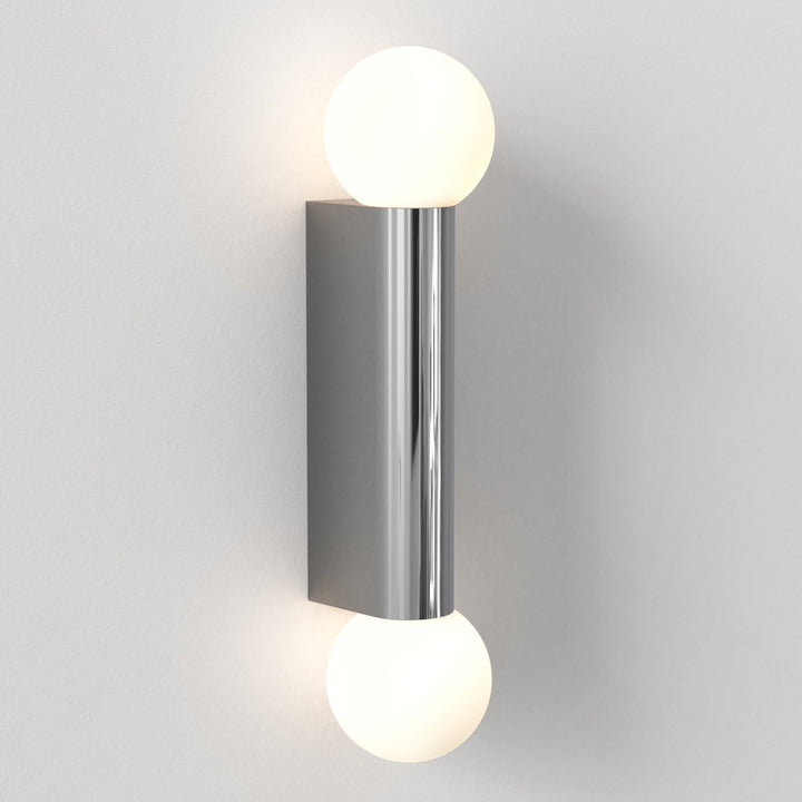 Astro 1459002 Ortona Twin Bathroom Wall Light Polished Chrome