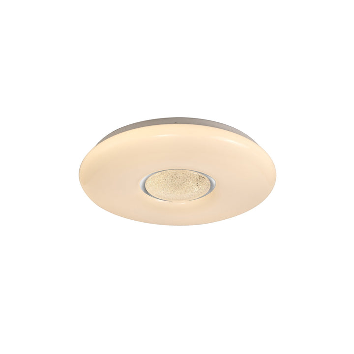 Nelson Lighting NL70919 Madison Flush Ceiling Light LED CCT Switchable Opal White