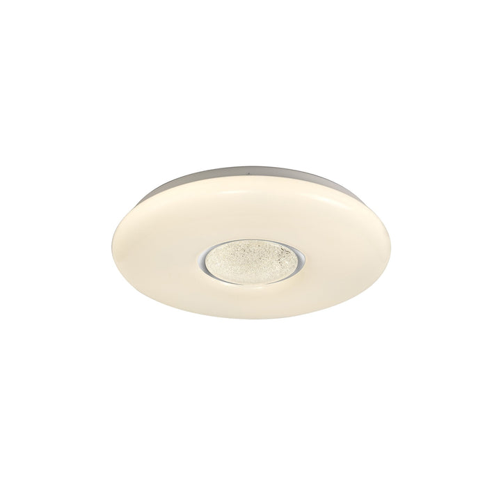 Nelson Lighting NL70919 Madison Flush Ceiling Light LED CCT Switchable Opal White