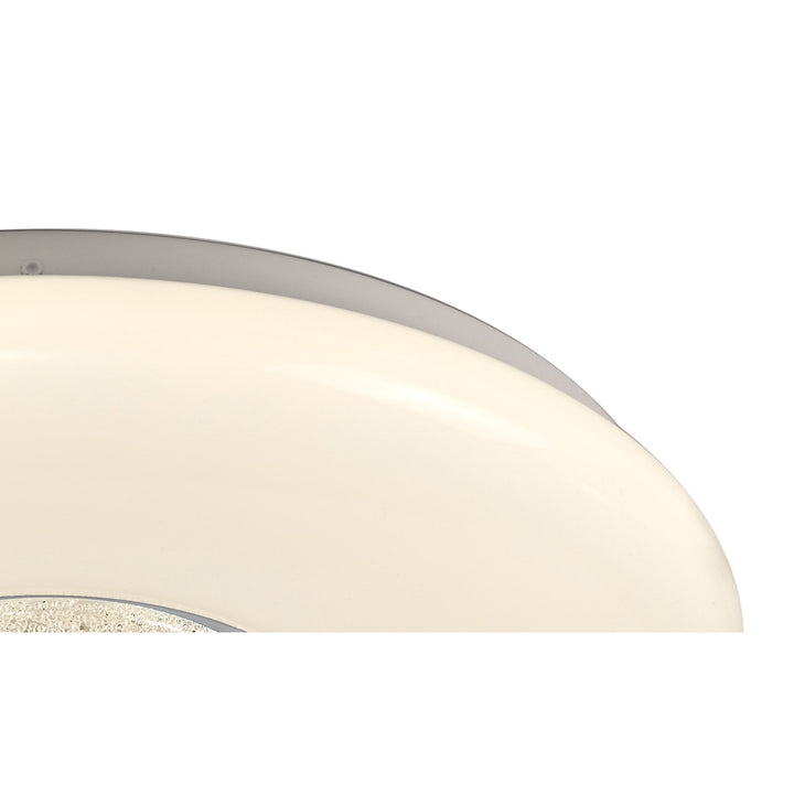 Nelson Lighting NL70919 Madison Flush Ceiling Light LED CCT Switchable Opal White