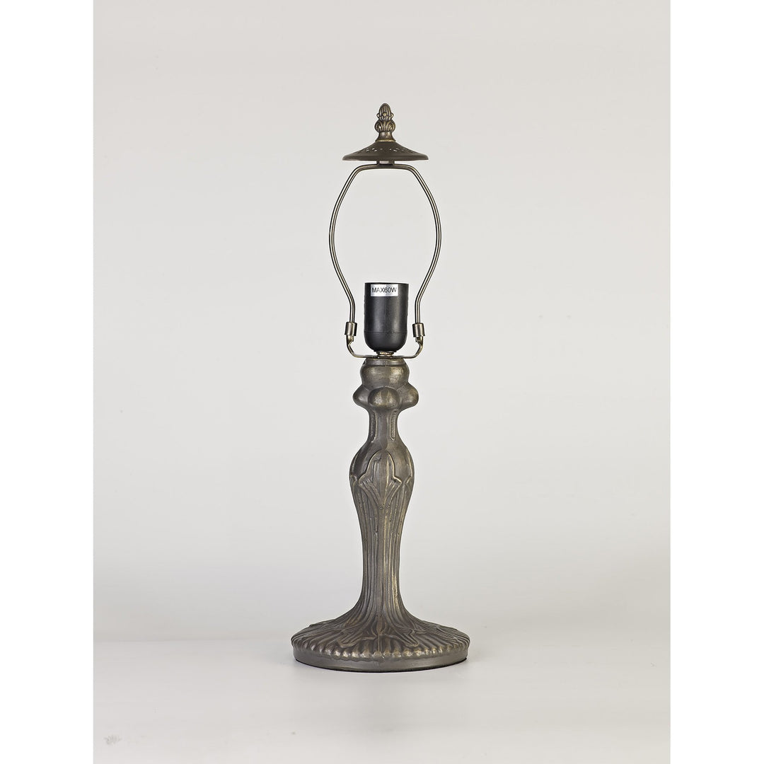 Nelson Lighting NL72829 Major 47.5cm Curved Table Lamp 1 Light Aged Antique Brass