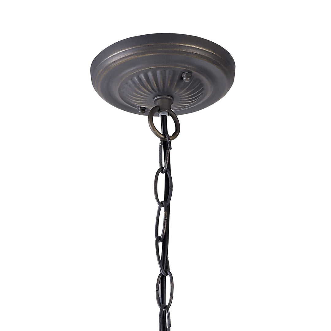 Nelson Lighting NL72889 Major Suspension Kit 2 Light Aged Antique Brass