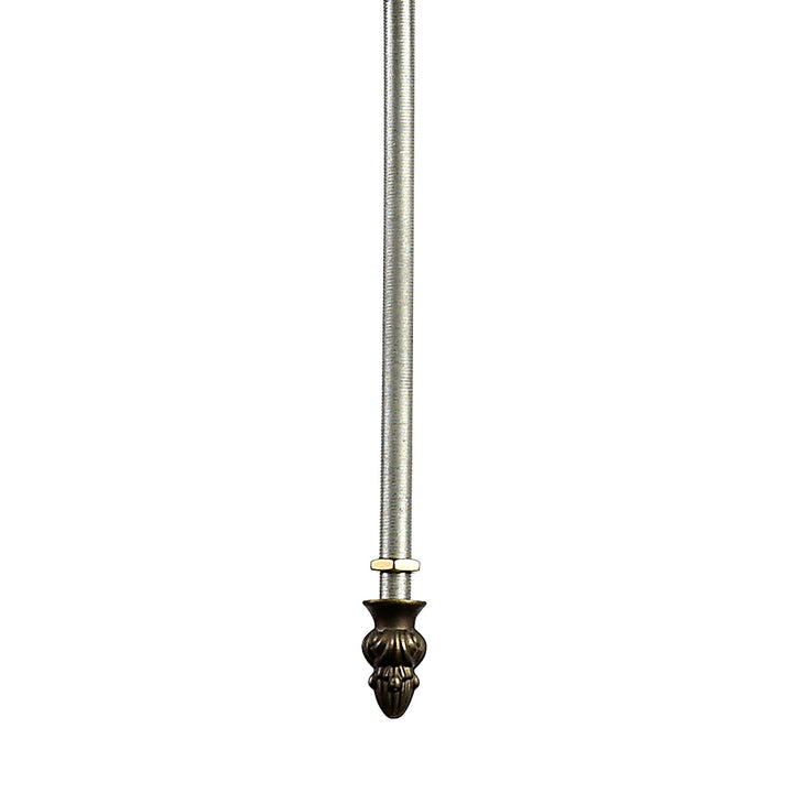 Nelson Lighting NL72939 Major Up Lighter Suspension Kit 3 Light Aged Antique Brass