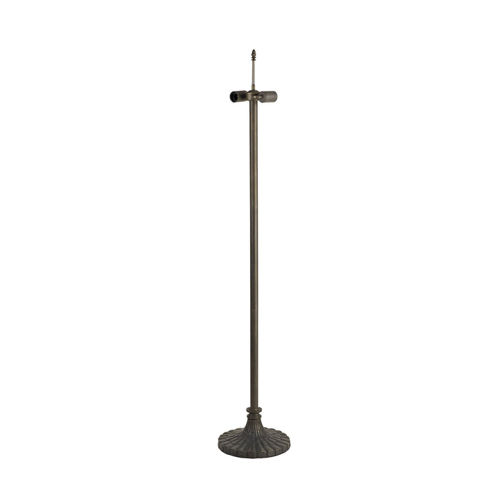 Nelson Lighting NL72969 Major Stepped Design Floor Lamp 2 Light Aged Antique Brass