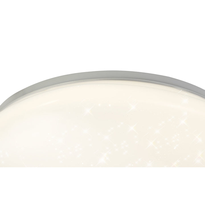 Nelson Lighting NL77559 Malcomo Bathroom Ceiling Light LED White Acrylic