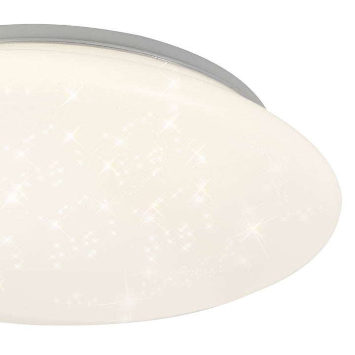 Nelson Lighting NL77559 Malcomo Bathroom Ceiling Light LED White Acrylic
