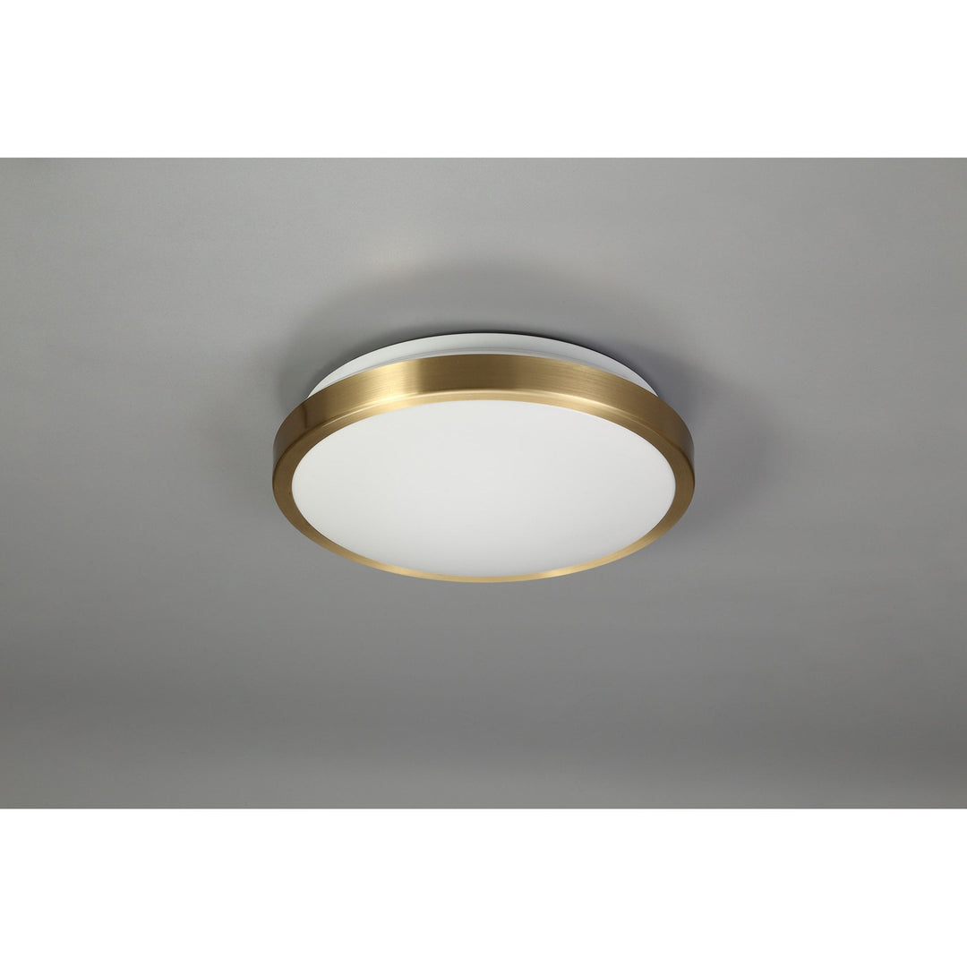 Nelson Lighting NL77579 Mama Bathroom Ceiling Light LED Soft Bronze/White