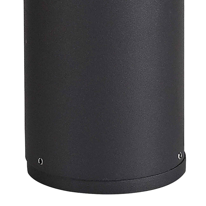 Nelson Lighting NL7777/CL9 Marc Outdoor 45cm Post Lamp 1 Light Anthracite/Clear