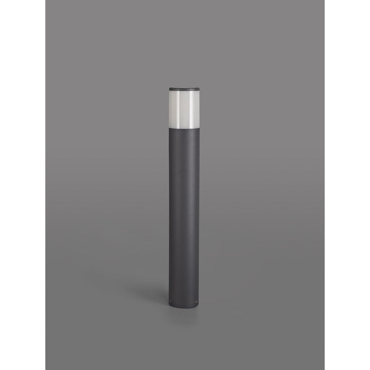 Nelson Lighting NL7778/OP9 Marc Outdoor 65cm Post Lamp 1 Light Anthracite/Opal