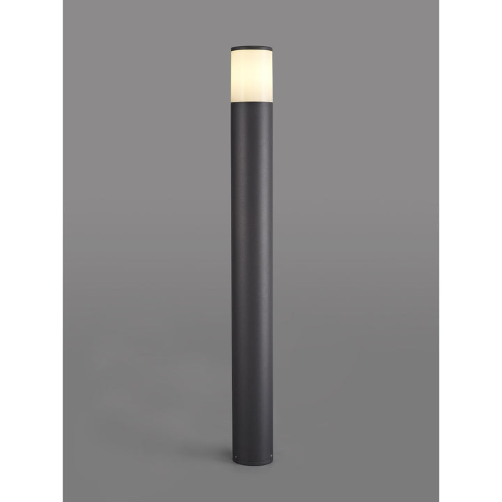 Nelson Lighting NL7779/OP9 Marc Outdoor 90cm Post Lamp 1 Light Anthracite/Opal