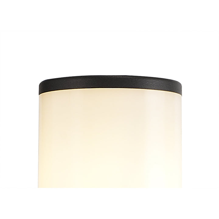 Nelson Lighting NL7779/OP9 Marc Outdoor 90cm Post Lamp 1 Light Anthracite/Opal